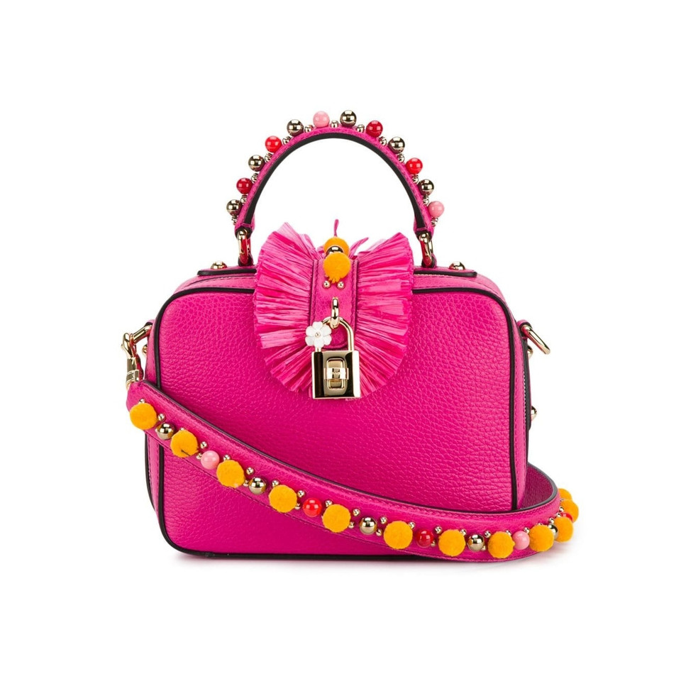 Dolce & Gabbana Borsa a tracolla in Pelle in Rosa