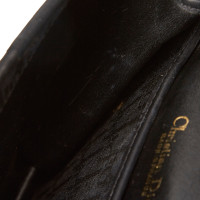 Christian Dior Umhängetasche aus Canvas in Schwarz