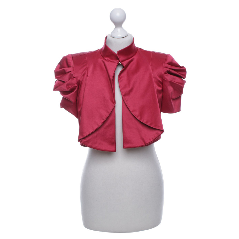 Elisabetta Franchi Short jacket in fuchsia