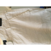 Armani Jeans Trousers Linen in Cream