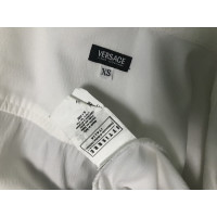 Versace Oberteil aus Baumwolle in Weiß