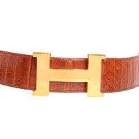 Hermès Belt Leather in Brown