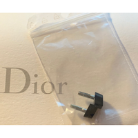 Christian Dior Pumps/Peeptoes aus Wildleder in Schwarz