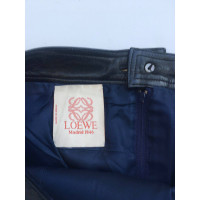 Loewe Skirt Leather in Black