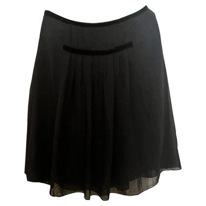 Stefanel Skirt Silk in Black