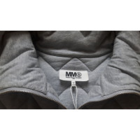 Mm6 By Maison Margiela Oberteil aus Baumwolle in Grau