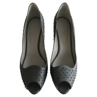 Sergio Rossi Pumps/Peeptoes Leather in Grey