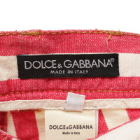 Dolce & Gabbana Pantaloni con motivo a righe