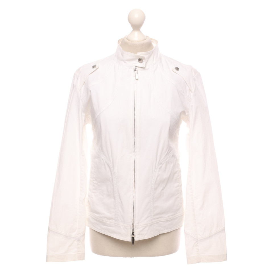 Burberry Veste/manteau en tissu blanc