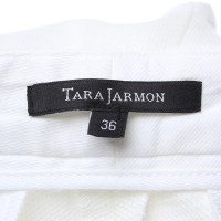 Tara Jarmon Pantaloni in crema bianca