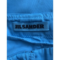 Jil Sander Jupe en Coton en Turquoise