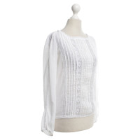 Isabel Marant Etoile Camicia in bianco con pizzo