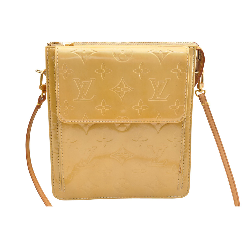 Louis Vuitton Mott Bag in lakleder in het geel