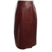 Hermès Wrap skirt in Bordeaux