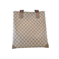 Gucci Sherry Line GG Tote Bag aus Canvas in Braun