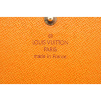 Louis Vuitton Clutch aus Leder in Orange