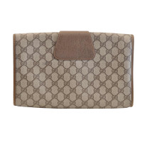 Gucci Clutch Bag Leather in Brown