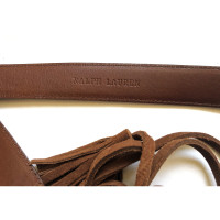 Ralph Lauren Cintura in Pelle scamosciata in Marrone