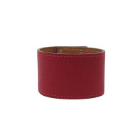 Hermès Bracelet/Wristband Leather in Bordeaux