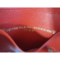 Rolex Accessoire en Cuir en Rouge