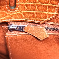 Hermès Birkin Bag 25 aus Krokoleder 