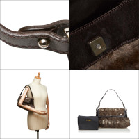 Fendi Handbag Fur in Brown
