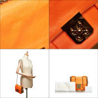 Chloé Umhängetasche aus Leder in Orange