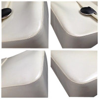 Salvatore Ferragamo Handbag Patent leather in White