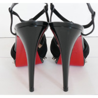 Christian Louboutin Sandalen Leer in Zwart