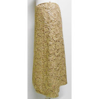 Prada Skirt Silk in Gold