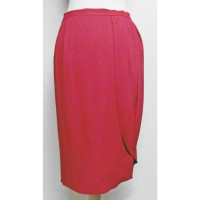 Christian Dior Skirt Viscose in Fuchsia