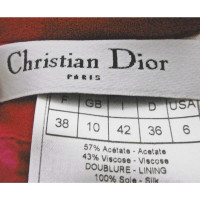 Christian Dior Rock aus Viskose in Fuchsia