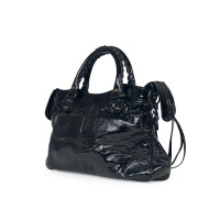 Balenciaga Shoulder bag Patent leather in Black