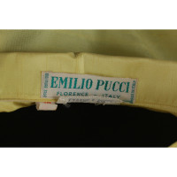 Emilio Pucci Capispalla in Seta in Giallo