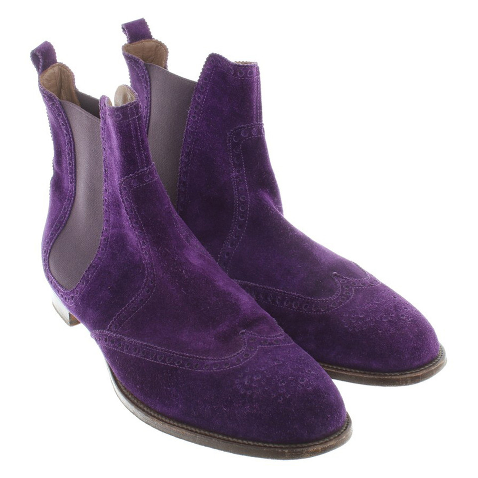 Hermès Chelsea Boots in Violett