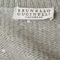 Brunello Cucinelli Trui met kleurovergang en pailletten