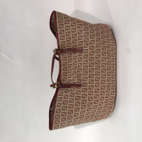 Fendi Shopper aus Canvas in Rot