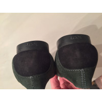 Tod's Slippers/Ballerinas Suede in Green