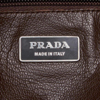 Prada Umhängetasche aus Leder in Braun