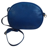 Longchamp Umhängetasche aus Leder in Blau