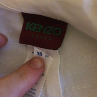 Kenzo Blazer aus Leinen in Weiß