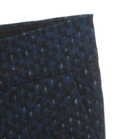 Prada Hose mit blauem Muster