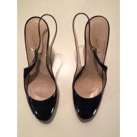 Yves Saint Laurent Wedges Patent leather in Black