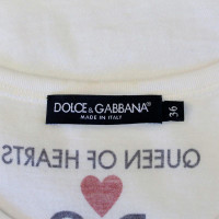 Dolce & Gabbana Weste aus Baumwolle in Weiß
