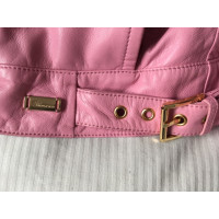 Blumarine Top Leather in Pink