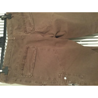 Prada Trousers Cotton in Brown