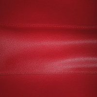 Longchamp Shopper reversibile in crema / rosso