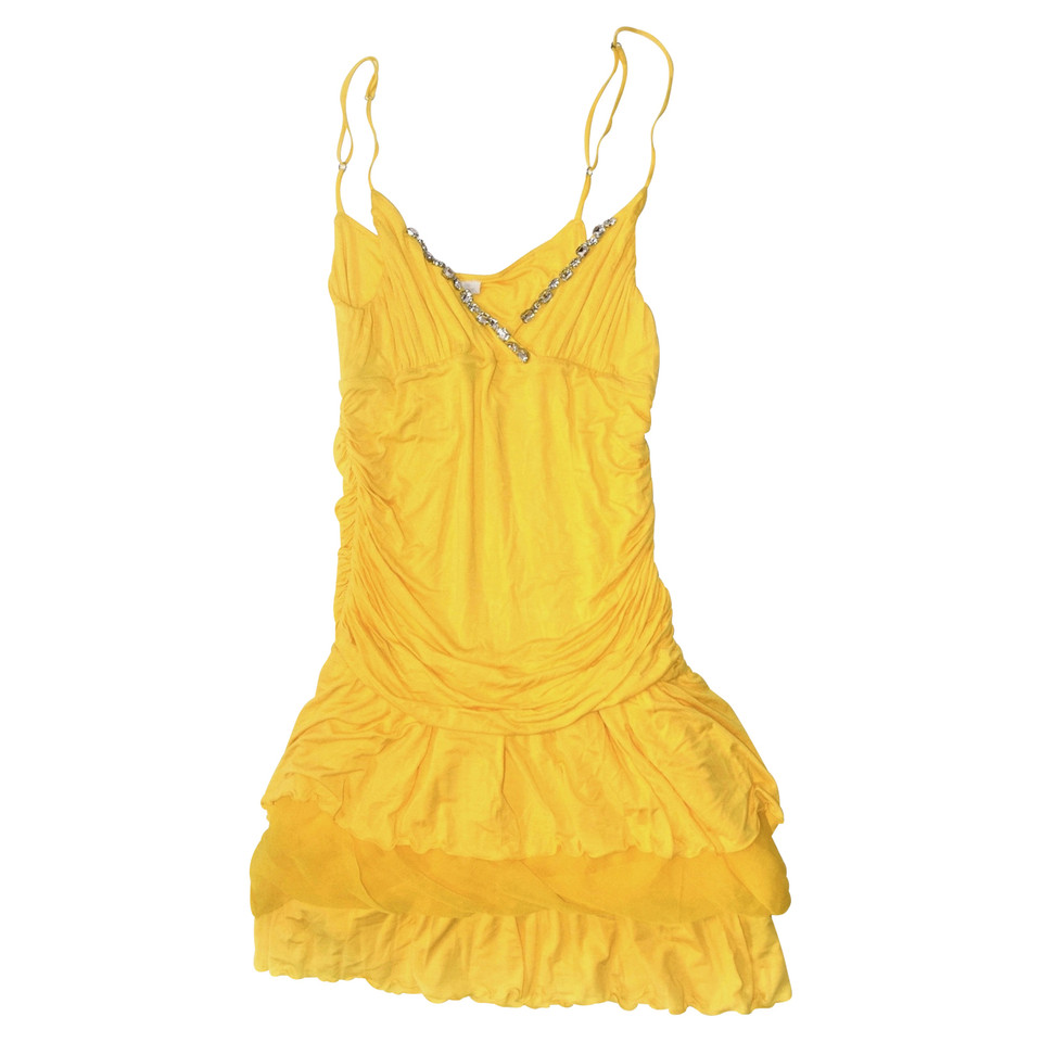 Ermanno Scervino Robe en Viscose en Jaune