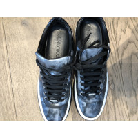 Jimmy Choo Sneakers Leer in Zwart