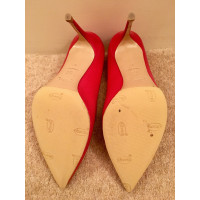 Longchamp Pumps/Peeptoes Leather in Red